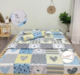 Ga gối chống thấm cao cấp-  Love xanh