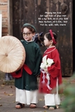 Bộ ngũ thân đỏ size 7y
