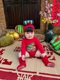 Full set bodysuit + mũ + tất " Bánh tét "