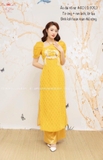 Áo dài tố nữ vàng
