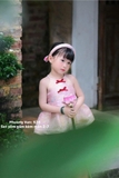 Set yếm gấm Giai Kỳ kèm mấn, hàng thiết kế