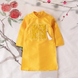 Áo dài Ngọc Tùng vàng