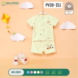 Bộ Uala Rogo  màu vàng / UR2221- 6-9m