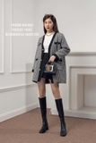 Áo  cardigan dạ tweed <65kg