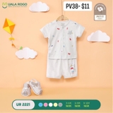 Bộ Uala Rogo  màu xám / UR2221 - 9-12m