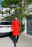 Áo dài gấm nam kèm dây khánh ( không có rồng)