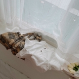 Set vest bé trai cổ tàu ( áo cotton lụa + quần thô)