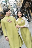 Áo dài viên hy- nhung tăm