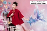 Bộ pháp phục tơ đỏ kết hoa