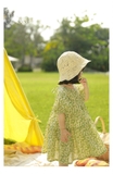 Đầm thô mềm xanh hoa nhí Sofia