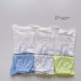 Bộ cotton sược mềm in khủng long