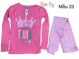 Bộ cotton hàng XNVK xịn- mẫu 23 ( size 5y- size US)