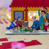 Decor gỗ 3d ngày Tết