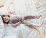 Bộ thun trơn Minkymom chính hãng -  hồng tím