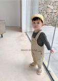 Set áo yếm nhung be