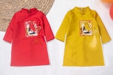 Áo dài bạch hạc vàng