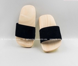 Guốc mộc quai nhung gia đình