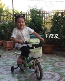Bà ba mẹ bé gấm tơ trắng