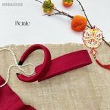 Set áo dài tấc - lụa xước đỏ