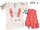 Bộ cotton hàng XNVK xịn- mẫu 19 ( size 3- size US)