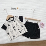Bộ cotton bò sữa