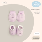 Combo 2 mũ + set bao tay bao chân NOUS - tím