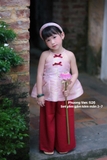 Set yếm gấm Giai Kỳ kèm mấn, hàng thiết kế