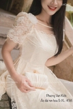 Áo dài ren hoa