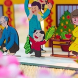 Decor gỗ 3d ngày Tết