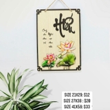 Decor thư pháp " HIẾU "