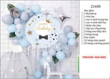 Set bóng bay sinh nhật bóng xanh 11855
