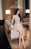 Đầm ren SN dập ly Chou Chou size M