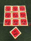 Mành tre thư pháp " TẾT " 30cm
