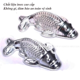 Khuôn cá chép inox (  dài 25 x ngang 13 x sâu 6cm)