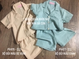 Bộ đồ tơ đũi cho bé- unisex