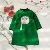 Áo dài Lam Trúc xanh