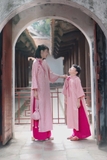 Áo dài gấm Tô Châu- hàng thiết kế
