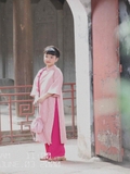 Áo dài gấm Tô Châu- hàng thiết kế