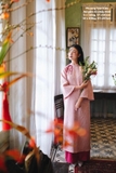 Áo dài gấm Tô Châu- hàng thiết kế