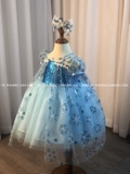 Đầm công chúa esla xanh