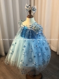 Đầm công chúa esla xanh