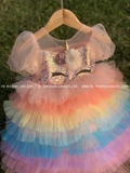 Đầm công chúa unicorn hồng