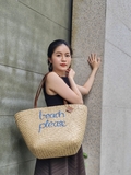BEACH PLEASE - embroider