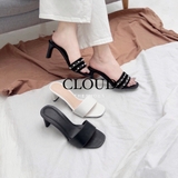 Giày cao gót 5cm quai ngang