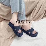 Dép đế bánh mì quai ngang - chéo - xỏ