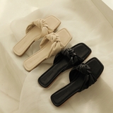 Puffy Bow Sandals