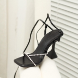 Crystal Belt Hight Heel