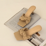 Twist Strap Heels