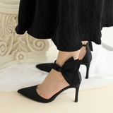 Lizaa Bow Strap Pumps