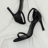 Cao gót 8P mảnh Satin